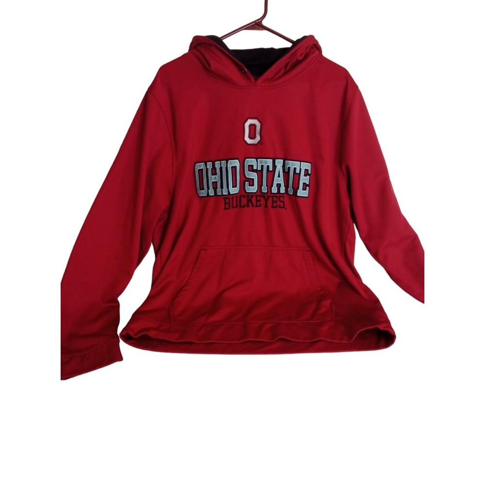 Buckeyes Red Hooded Sweatshirt